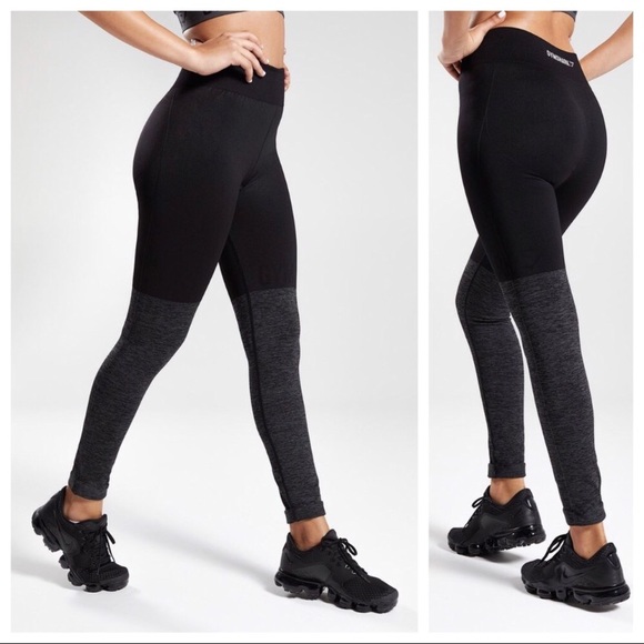 Gymshark Pants - Gymshark twotone seamless leggings